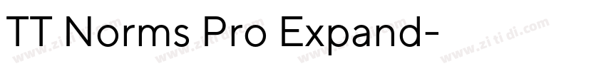 TT Norms Pro Expand字体转换 TT Norms Pro Expand字体转换